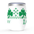 Shamrock Stemless Wine Tumblers, Irish Knitter Wine Tumbler, Knitter Gift, Red Headed Knitter Gift, Knitting Tumbler